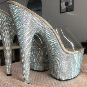 Rhinestone heels